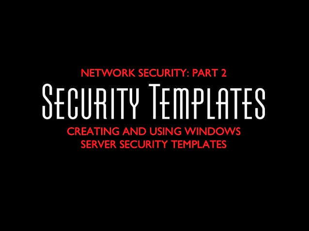 Server Security, Part 2 Title Slide